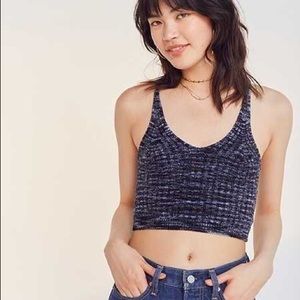 Blue Knit Tank | Silence + Noise